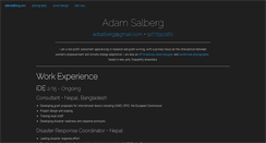 Desktop Screenshot of adamsalberg.com